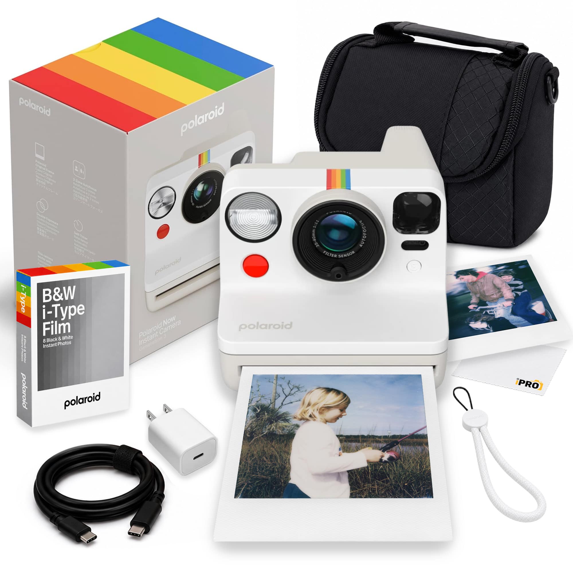 Polaroid - Now Generation 3 i-Type Instant Camera More - Pebble White price history on PriceWatchPro