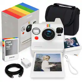 Polaroid - Now Generation 3 i-Type Instant Camera More - Pebble White