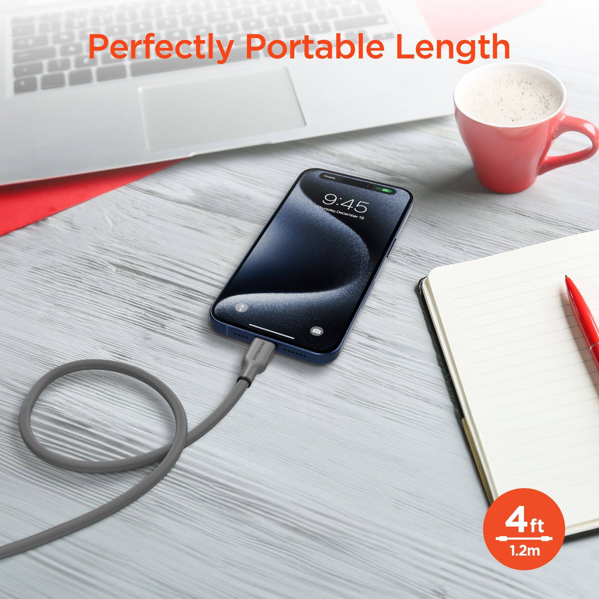Perfectly Portable Length  
1 - 9:45  
4ft 1.2m