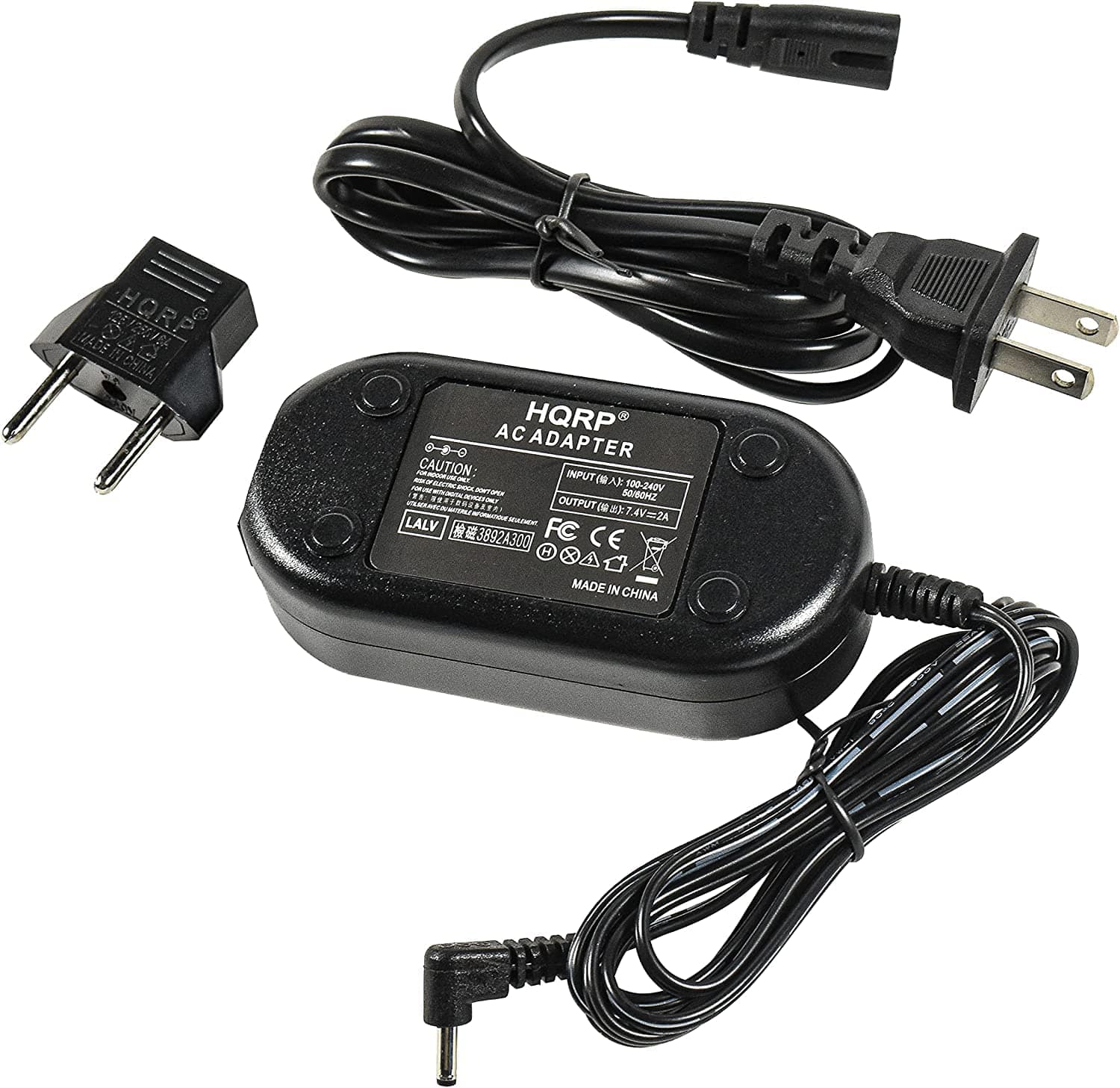 HQRP - AC Adapter Power Supply Replacement for Canon CA-PS700 PowerShot SX1, SX20, SX10, S3, S5, SX70 HS