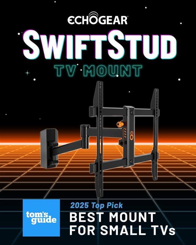 ECHOGEAR SWIFTSTUD TV MOUNT 2025 Top Pick tom's guide BEST MOUNT FOR SMALL TVs