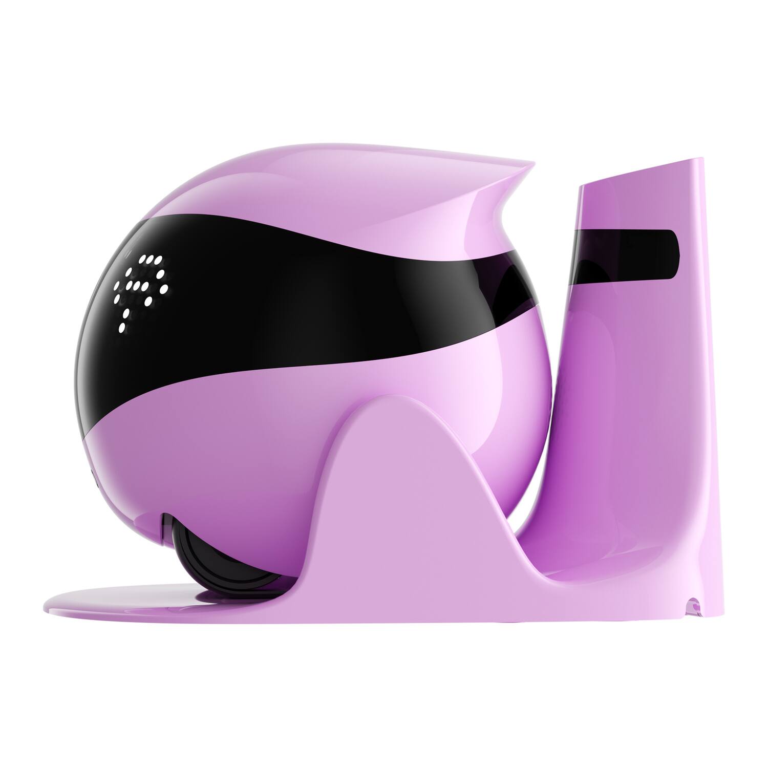 Alt View 7. Enabot - EBO Air 2 Whole-Home Mobile Robot 2K Ultra HD Camera, Remote Monitoring and Control - Robin Pink.