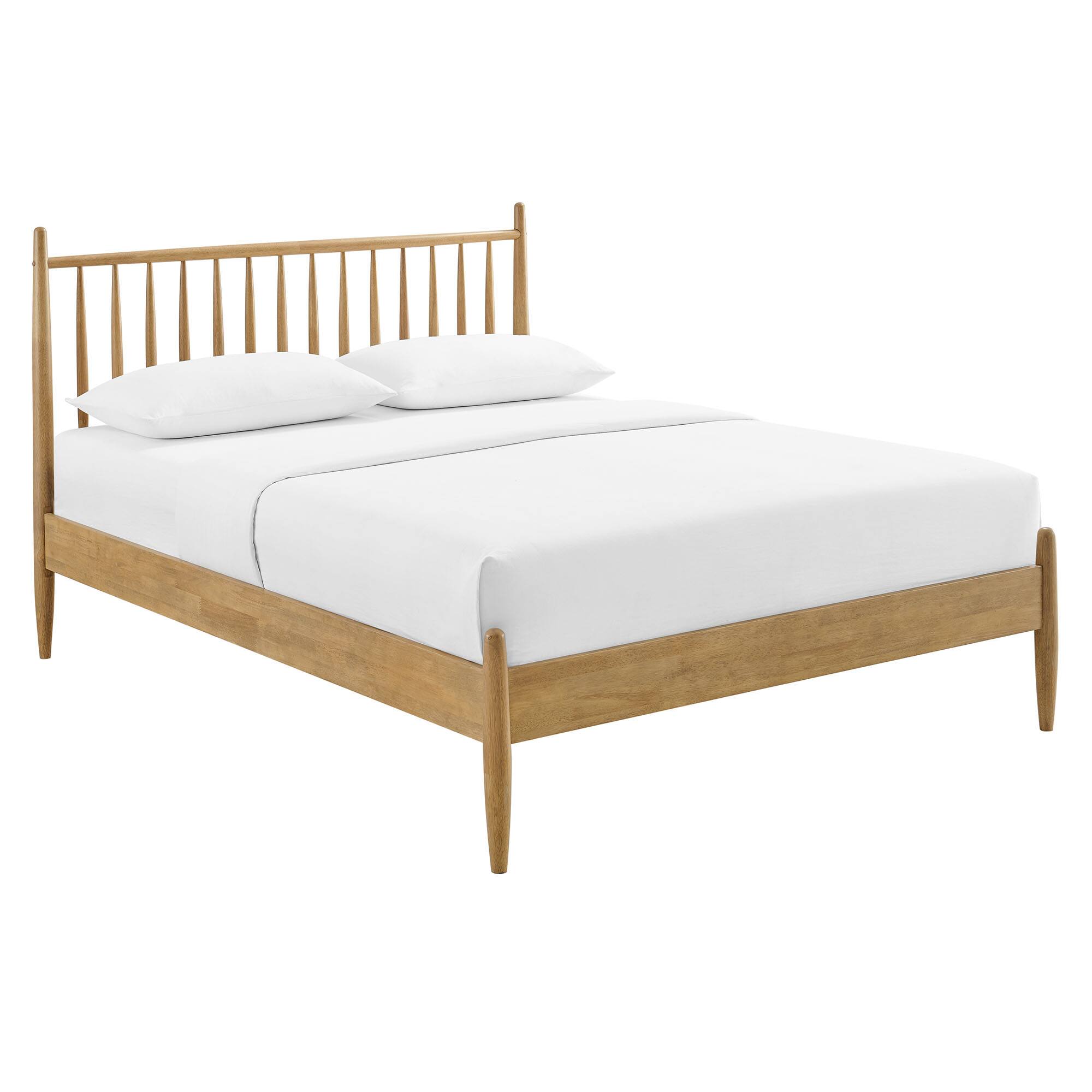 Angle. Modway - Zane Size Spindle Bed by Modway - Light Oak.