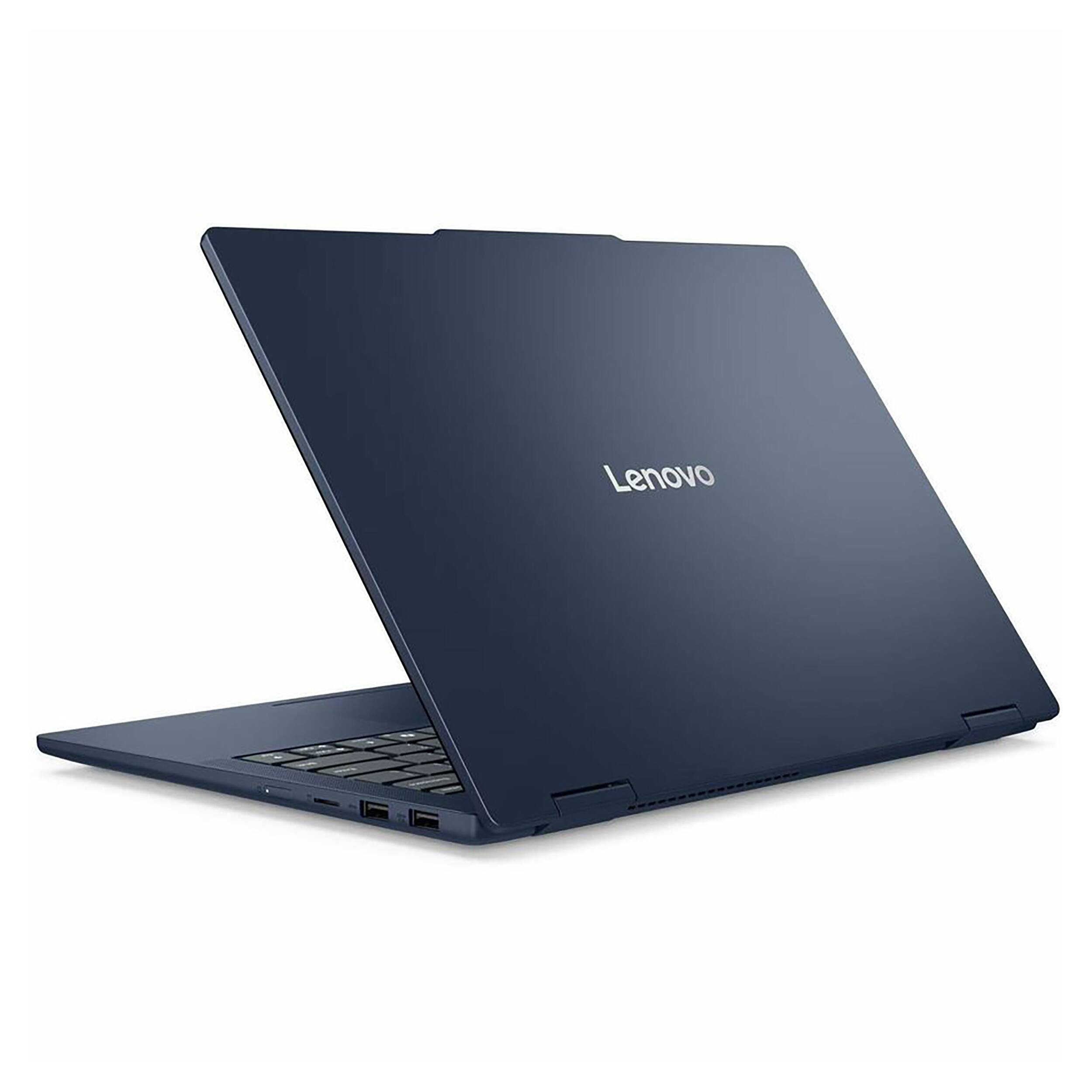 Alt View 6. Lenovo - IdeaPad 5 2-in-1 14" Touchscreen Laptop - Intel Ultra 5 with 8GB Memory - 256GB SSD - Cosmic Blue.