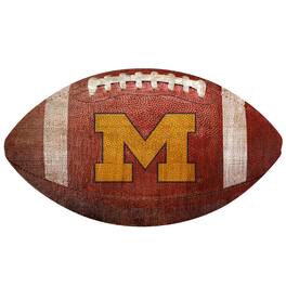 Fan Creations - Michigan Wolverines 12'' Football Sign - Multicolor