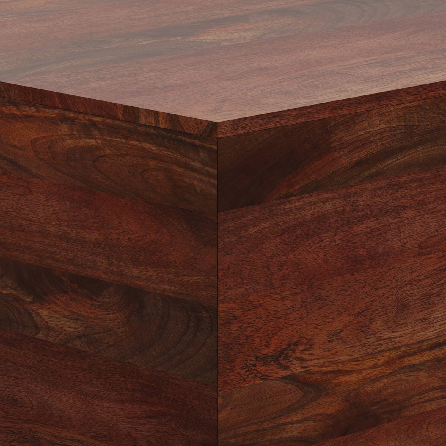 Alt View 13. Simpli Home - Abba  Square Coffee Table - Cognac Brown.
