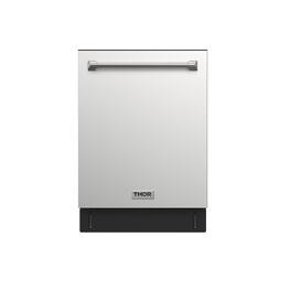 Thor Kitchen - 24" Top Control Built-In Dishwasher Stainless Steel Tub with 3rd Rack, 47 dBA - Stainless Steel