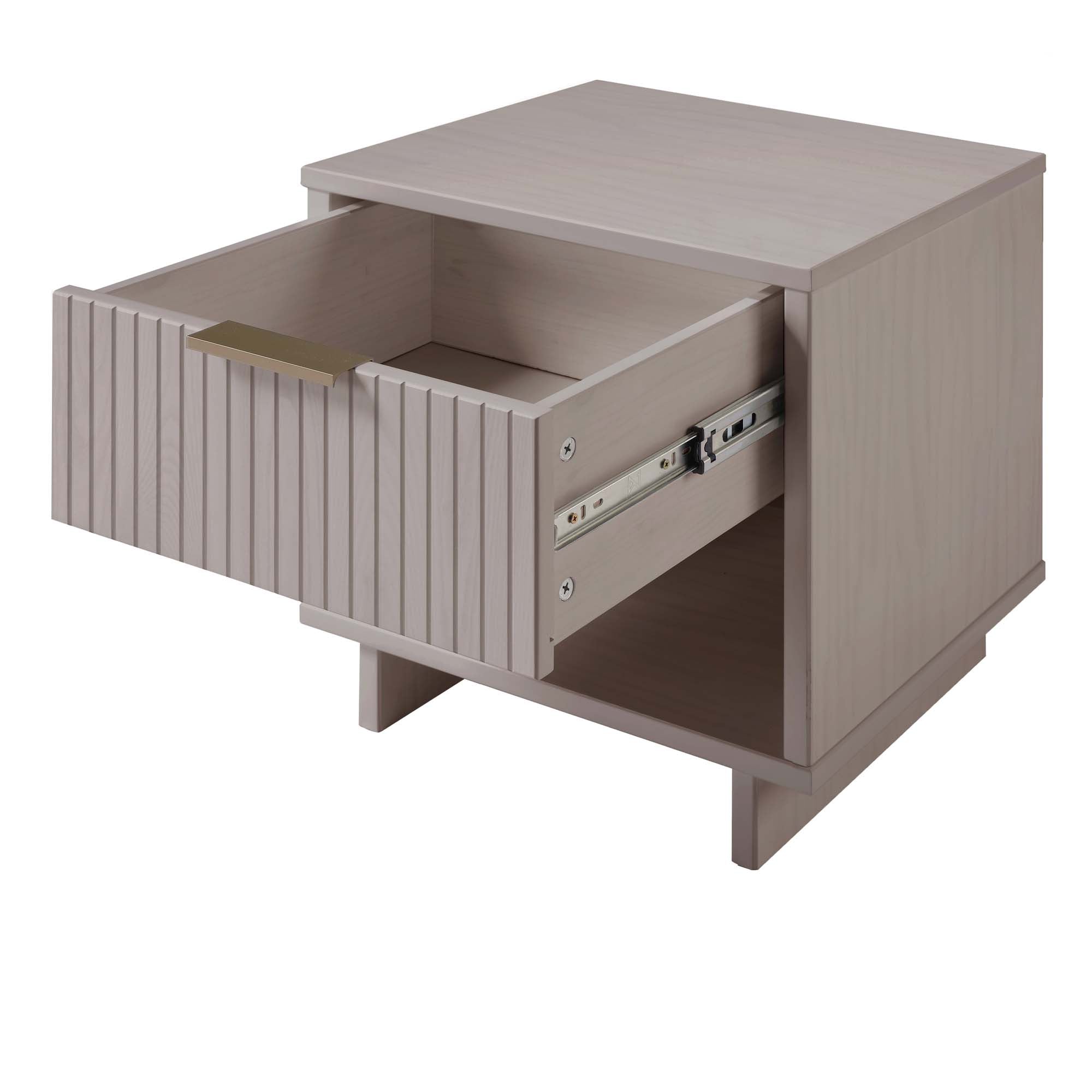 Left. Manhattan Comfort - Granville Modern 18" Nightstand - Light Gray.