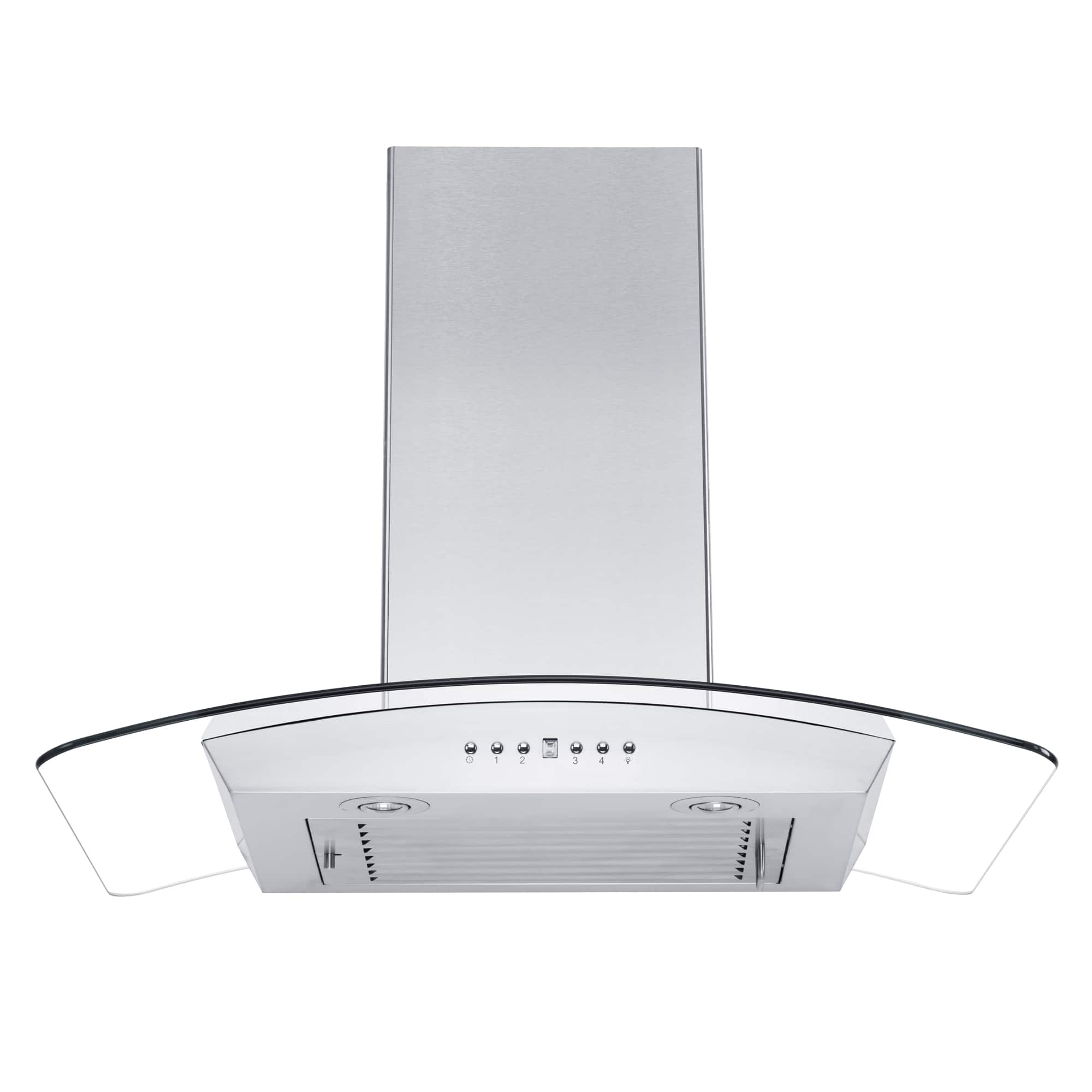 Back. ZLINE - 36" Externally Vented Range Hood - Stainless steel.