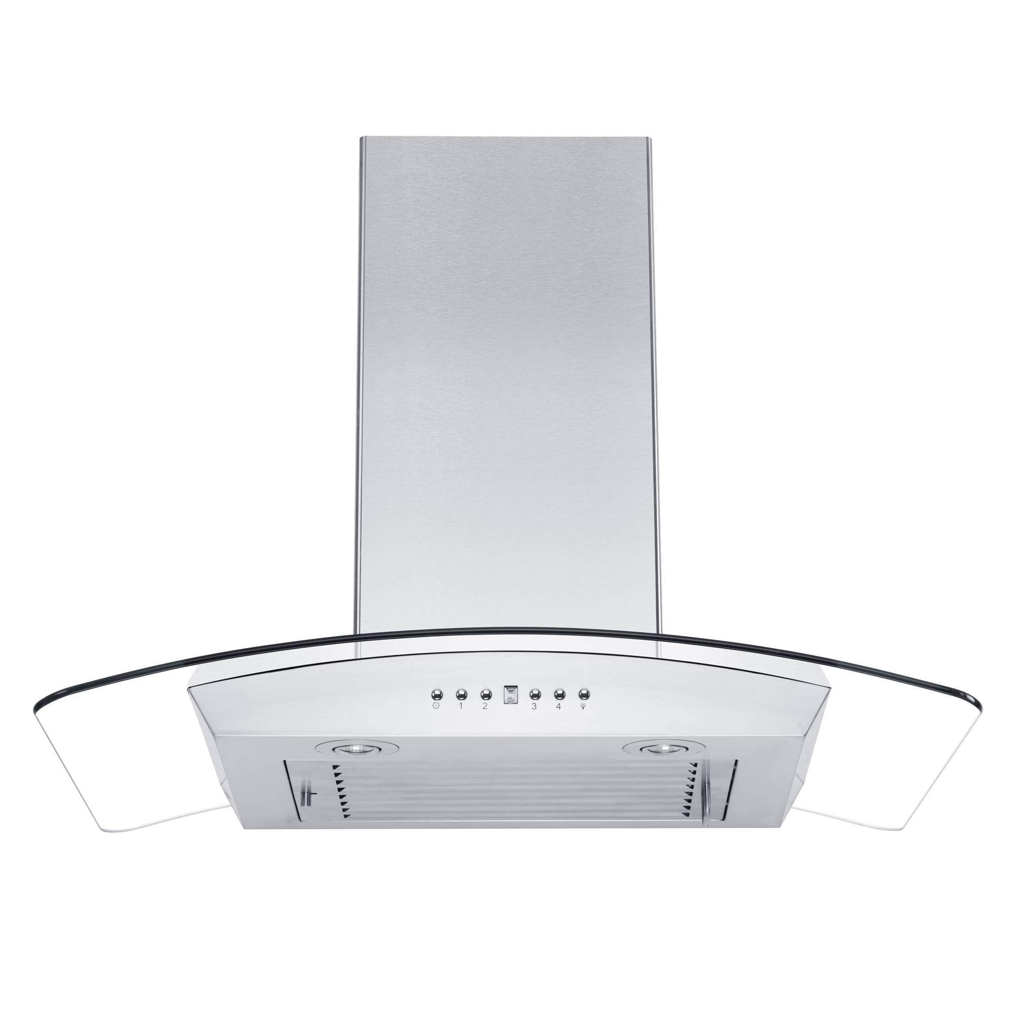 Back. ZLINE - 36" Externally Vented Range Hood - Stainless steel.