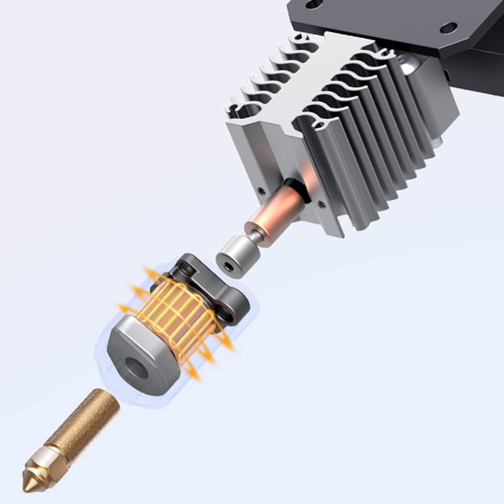 Alt View 17. Creality - Ender-3 V3 KE 3D Printer Basic Combo - Black.