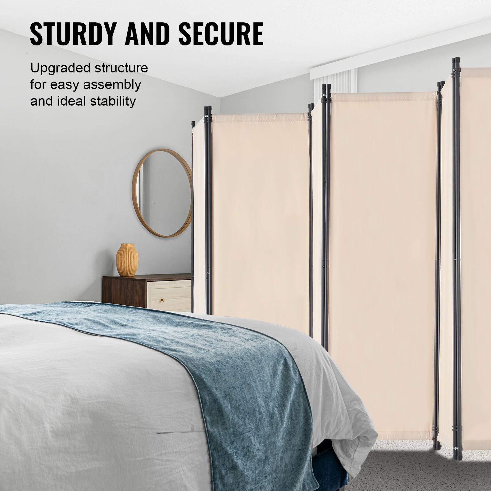 STURDY AND SECURE
Upgraded structure for easy assembly and ideal stability