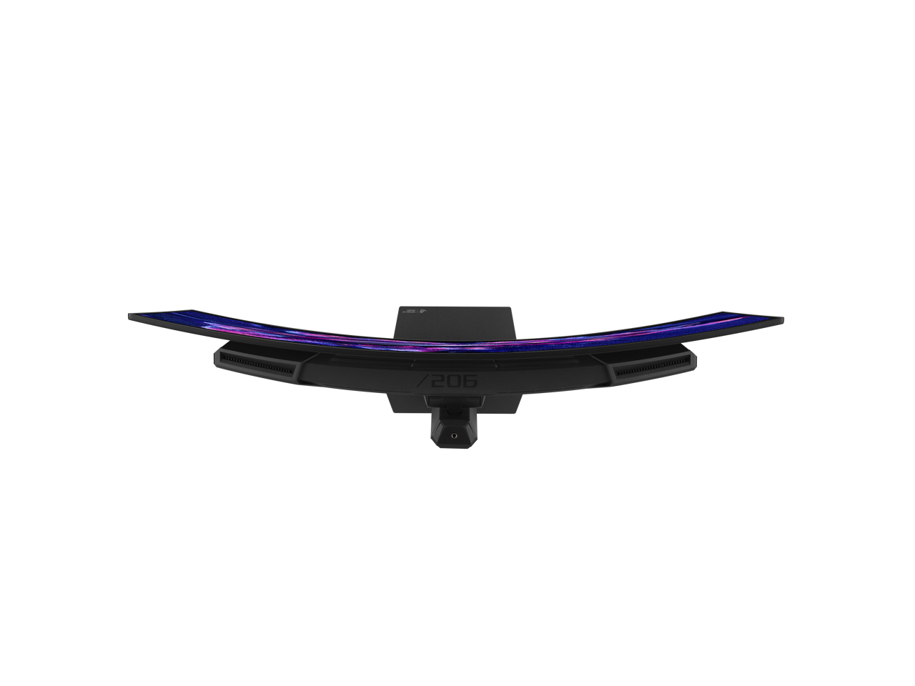 Alt View 6. ASUS - ASUS ROG Strix 34" QHD 2K 1440p 280Hz G-Sync HDR500 0.03ms USB-C OLED Curved Gaming Monitor XG34WCDMS - Black.