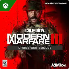 Xbox Series X|S Call of Duty Modern Warfare III Cross-Gen Bundle Mature 17+ ESRB Rating S Activision.