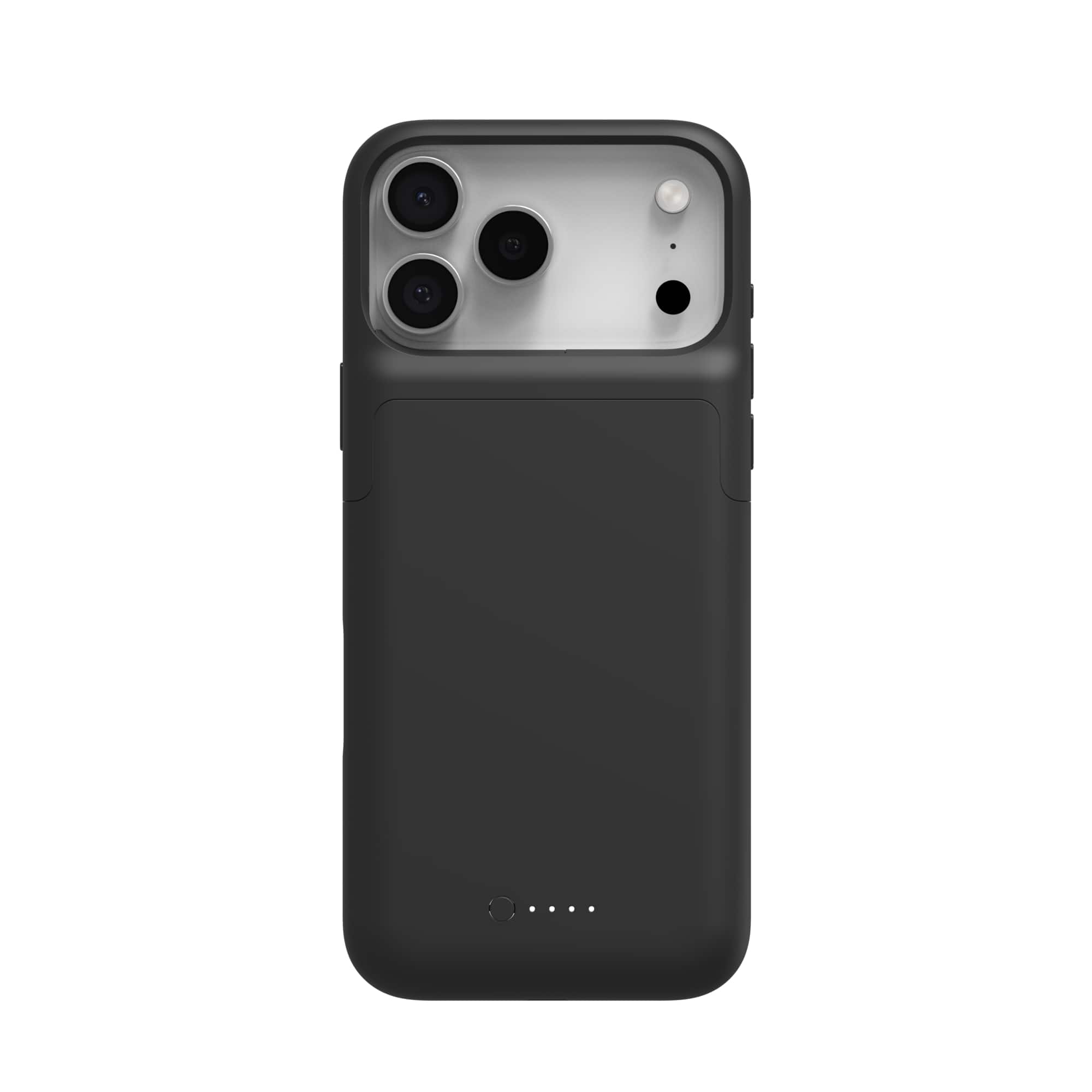 The image shows a phone case for a smartphone with multiple camera lenses. There is no text in the image to group or correct.