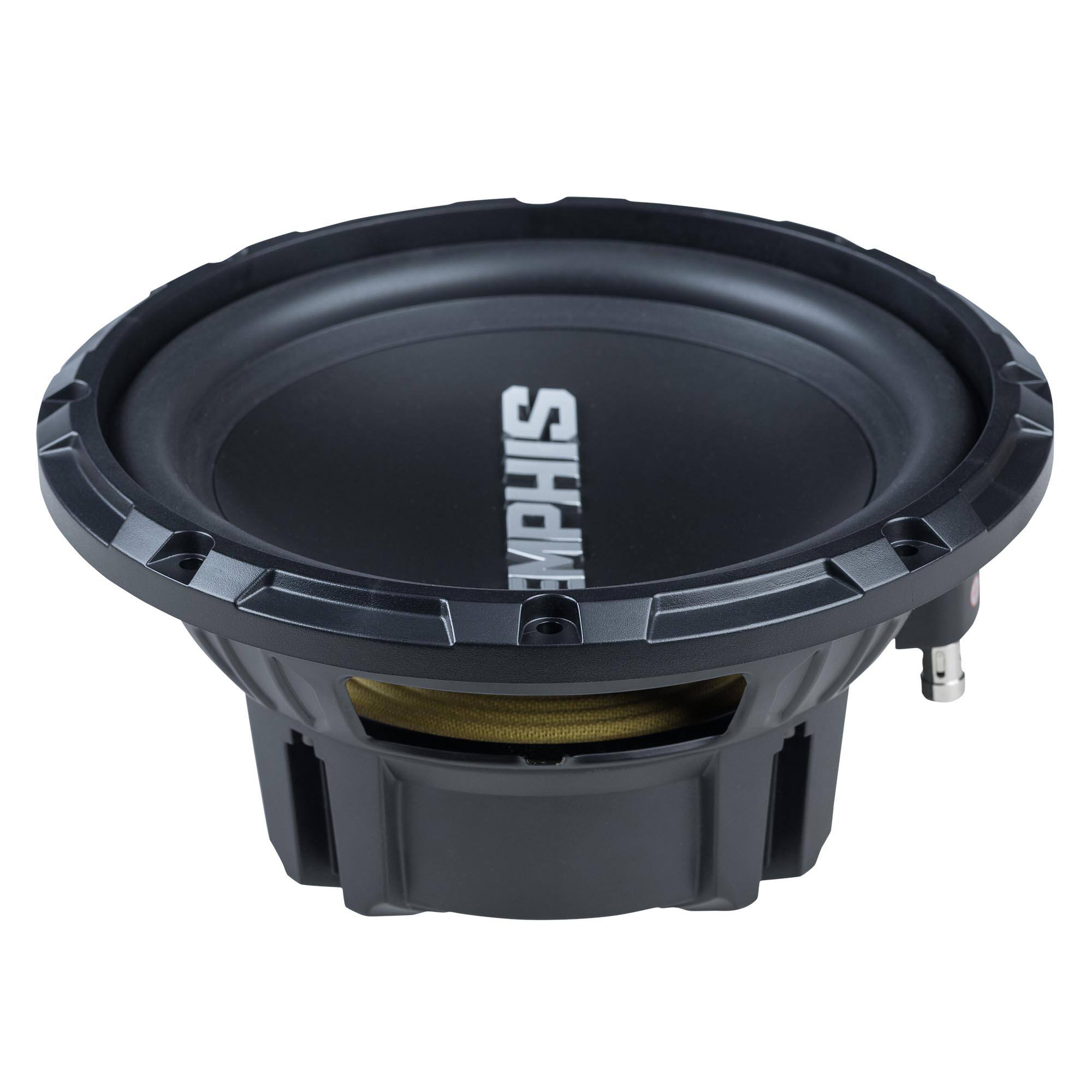 Alt View 1. Memphis Car Audio - Memphis Audio SRX1044V 10" Street Reference Dual 4-Ohm Subwoofer - 200 wRMS - Black/Gray.