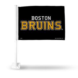 Rico Industries - Boston Bruins 14x19 Double Sided Window Mount Car Flag - Multi