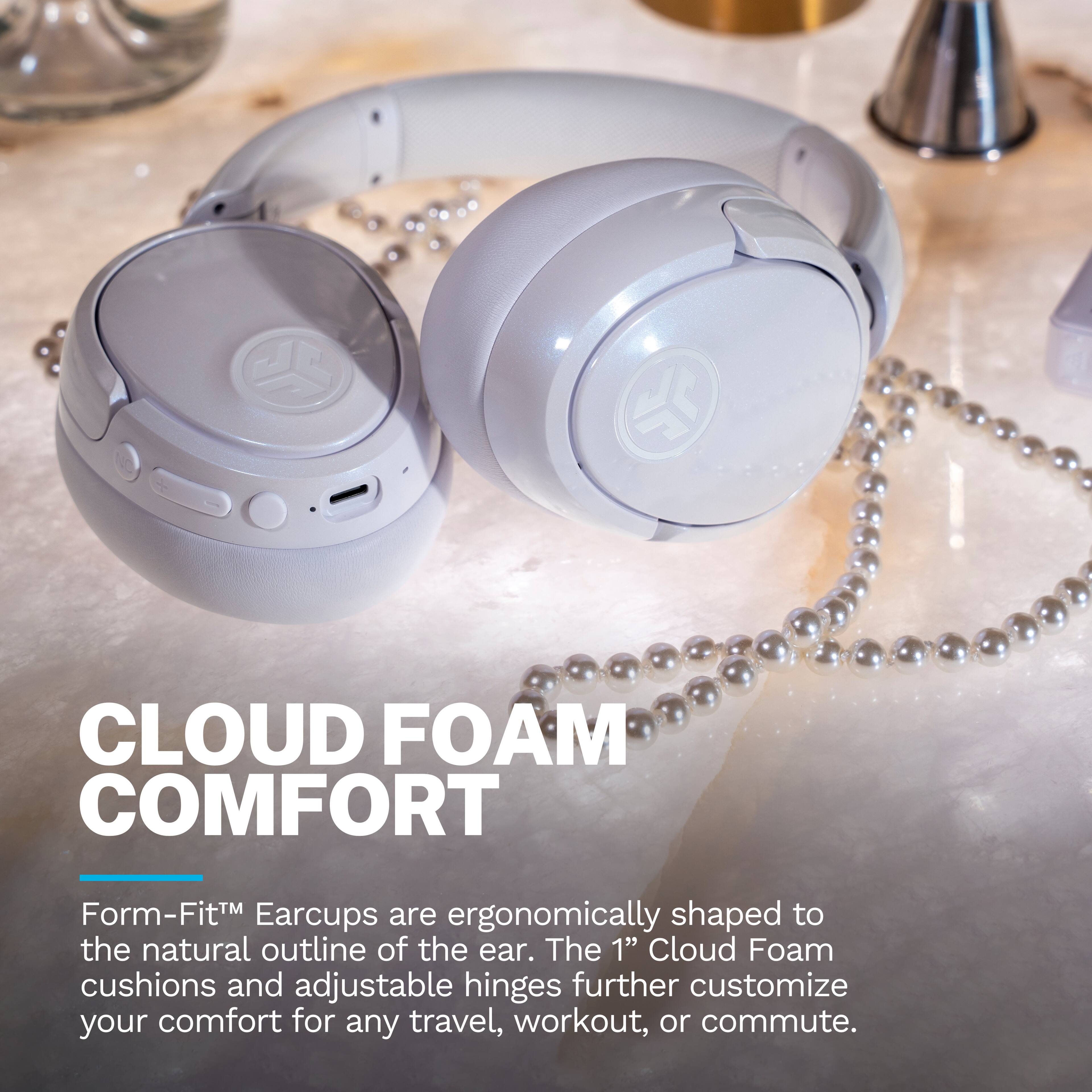 CLOUD FOAM COMFORT

Form-Fit™ Earcups are ergonomically shaped to the natural outline of the ear. The 1" Cloud Foam cushions and adjustable hinges further customize your comfort for any travel, workout, or commute.