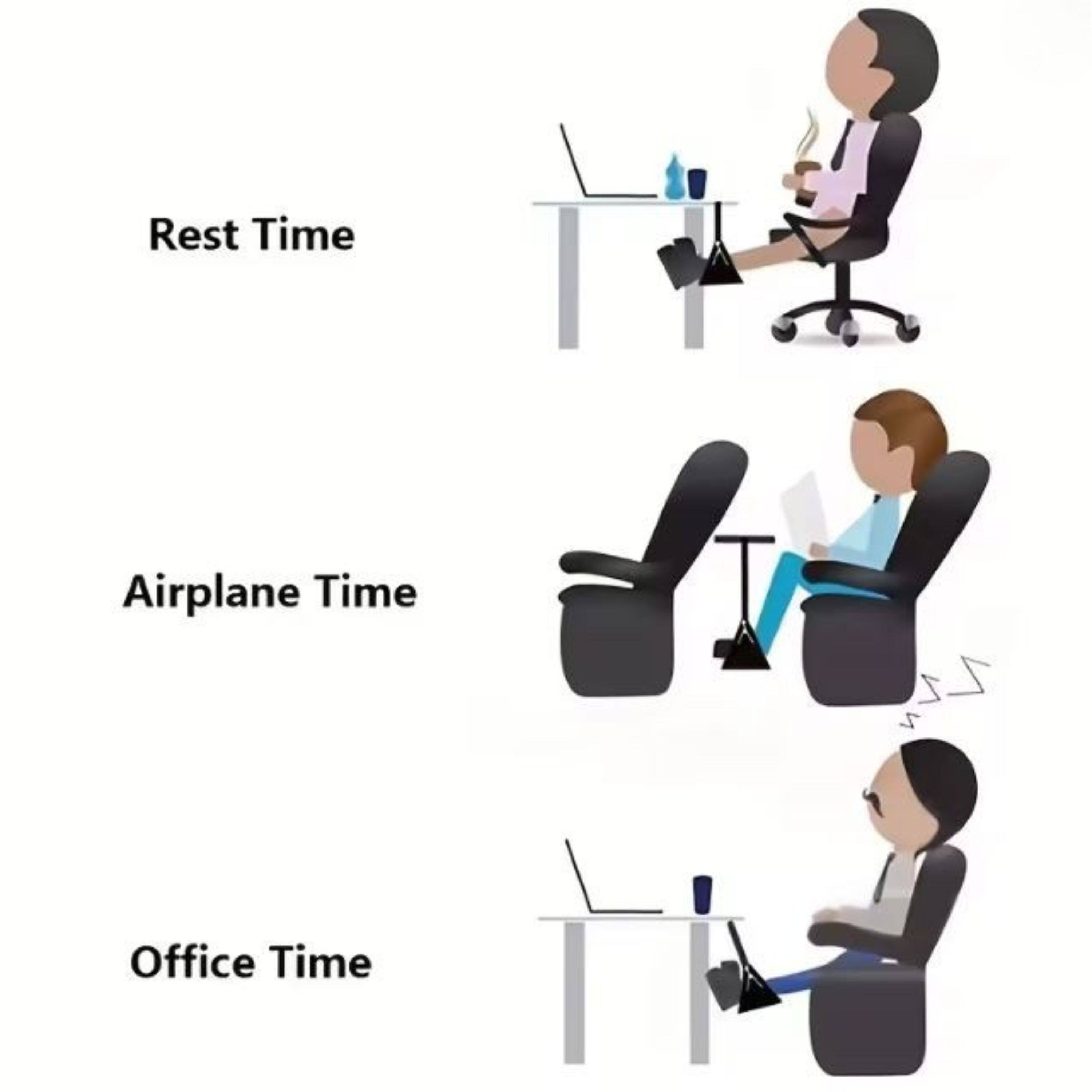 Rest Time  
Airplane Time  
Office Time