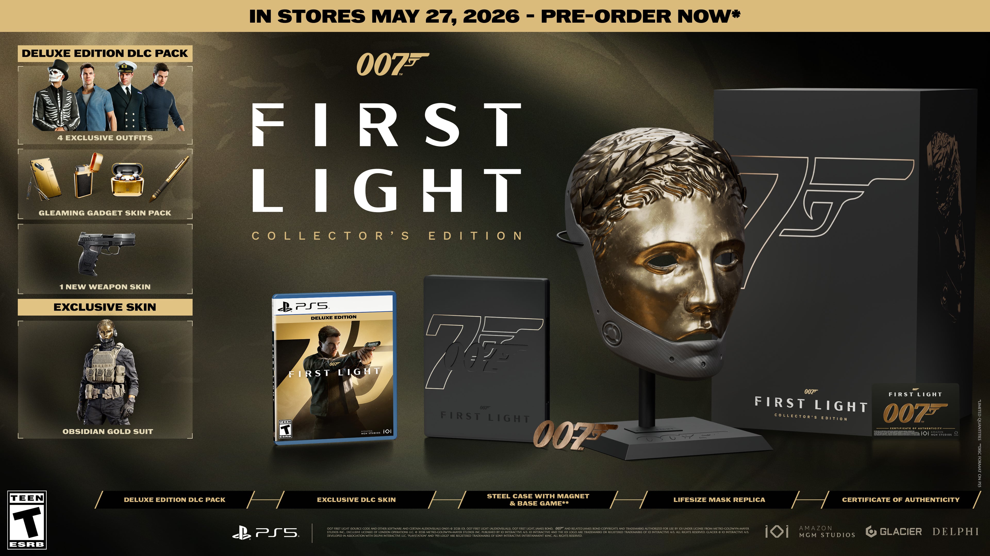 007 First Light Collector's Edition  for Playstation 5 - PlayStation 5