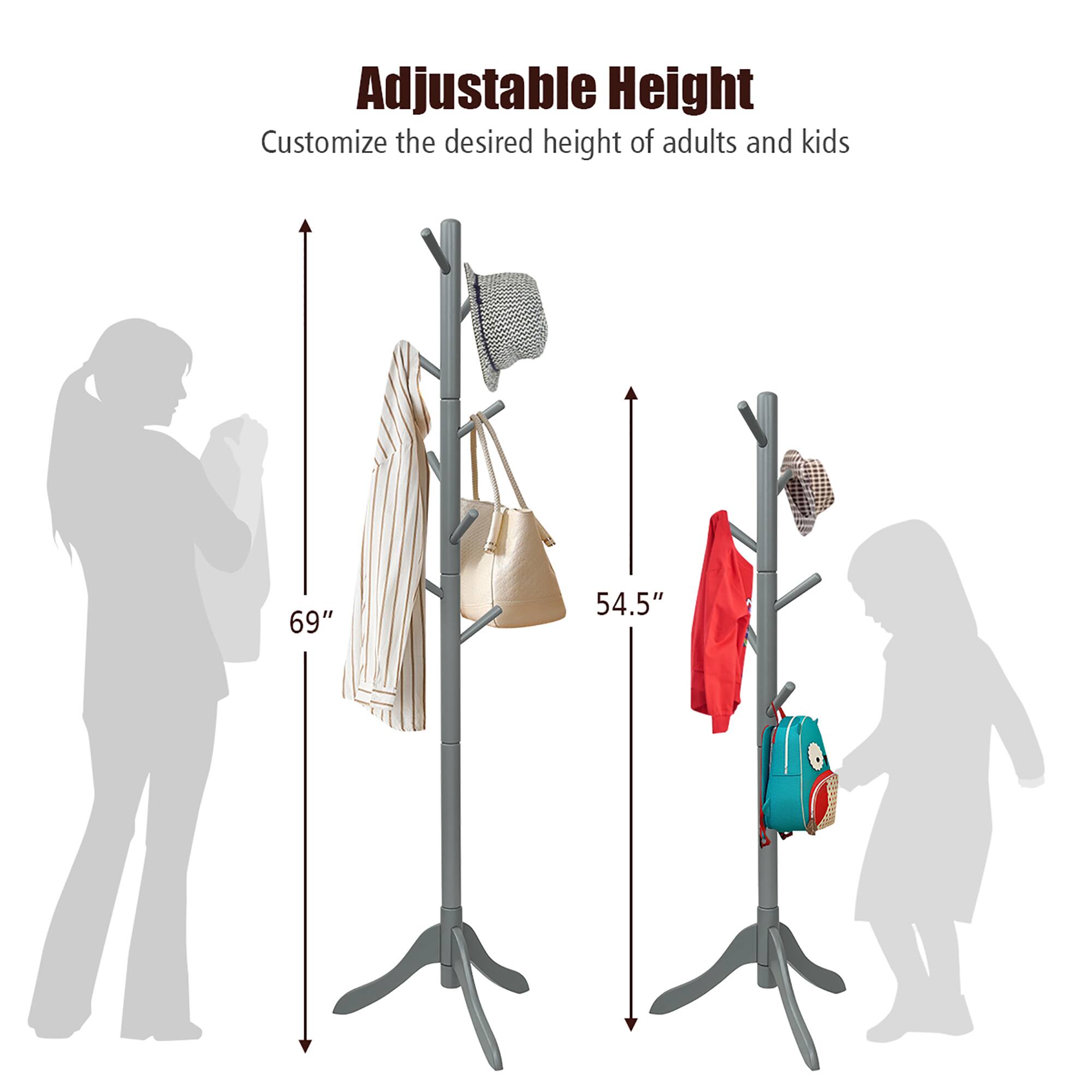 Adjustable Height
Customize the desired height of adults and kids
69"
54.5"