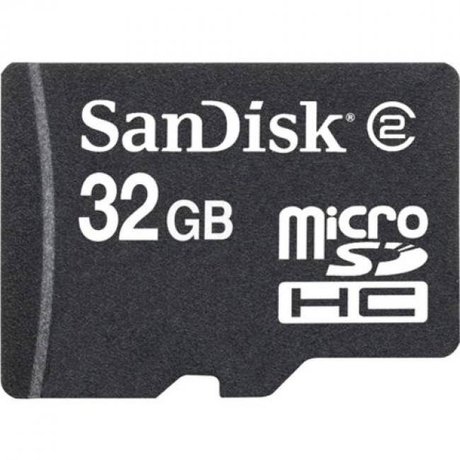 SanDisk  
32 GB  
micro SD  
HC