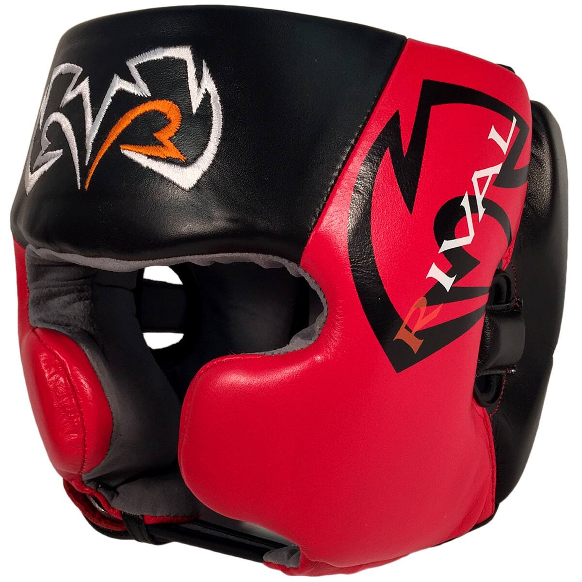 Alt View 1. RIVAL - Rival Boxing RHG20 Traditional Headgear - Medium - Black/Red - Black/Red.