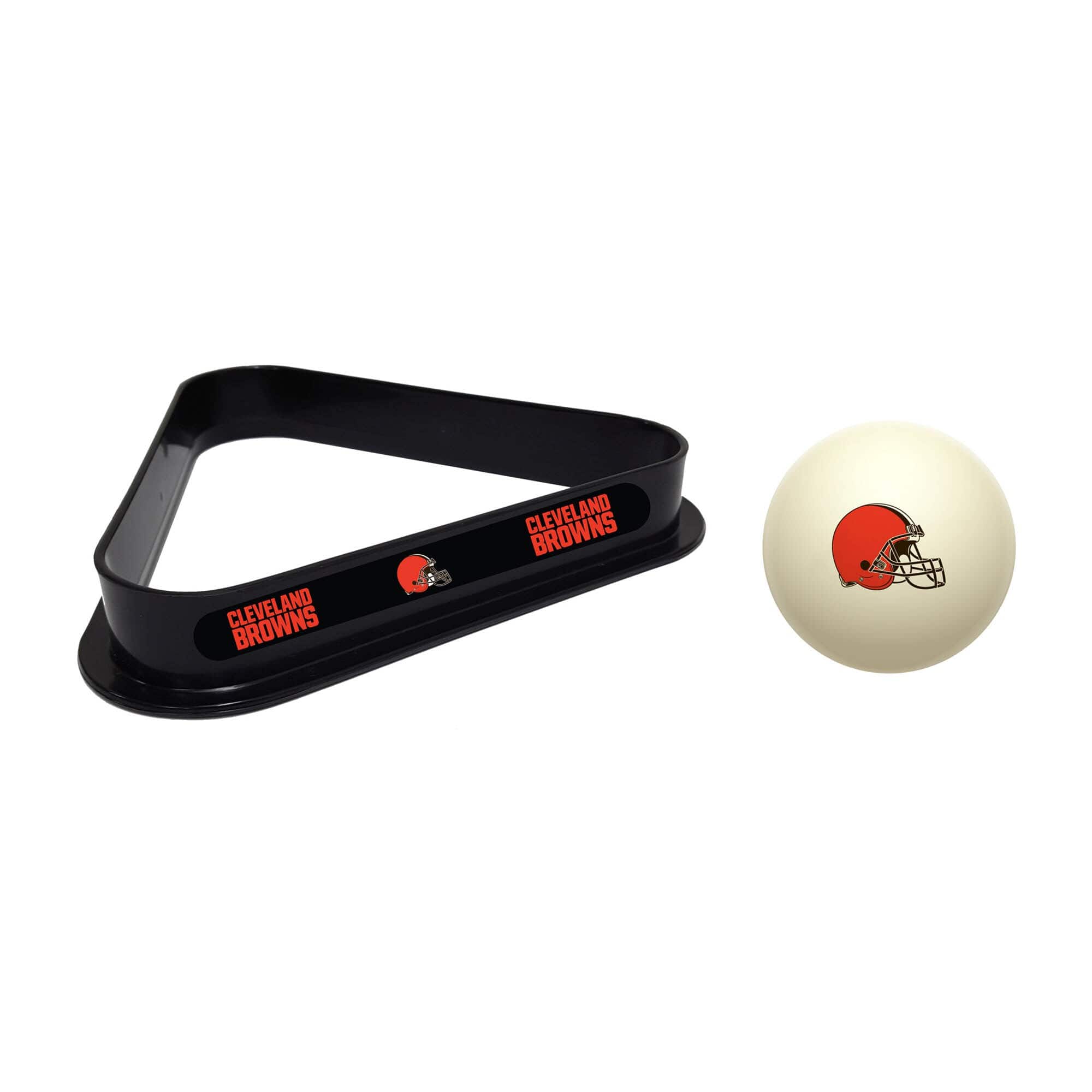 Imperial - Cleveland Browns Cue Ball & Rack Set - White price history on PriceWatchPro