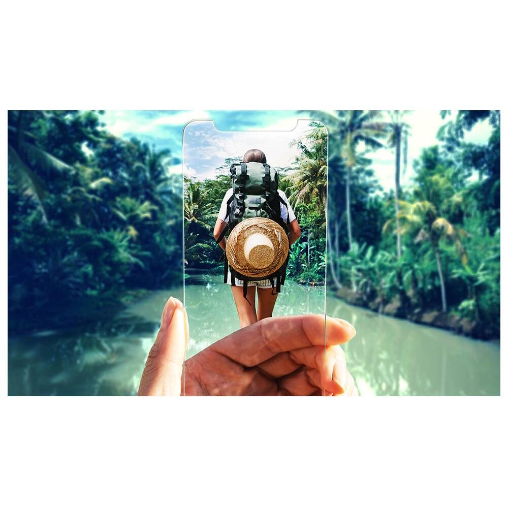 Alt View 4. PureGear - PureGear HD Clear Tempered Glass Screen Protector for iPhone 11/XR, with Alignment Installation Tray - Clear.