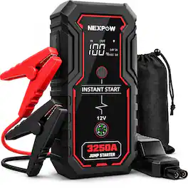 NEXPOW - 3250A Car Jump Starter 20000mAh Battery Booster for 12V Vehicles Up to 9.0L Gas and 6.5L Diesel
