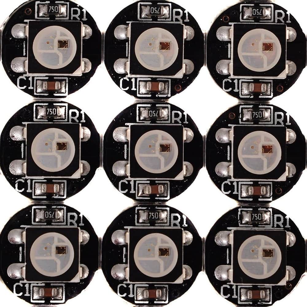 ACJPR - 100pcs WS2812B RGB LED Pixels, 5050SMD, Individually Addressable, DC5V