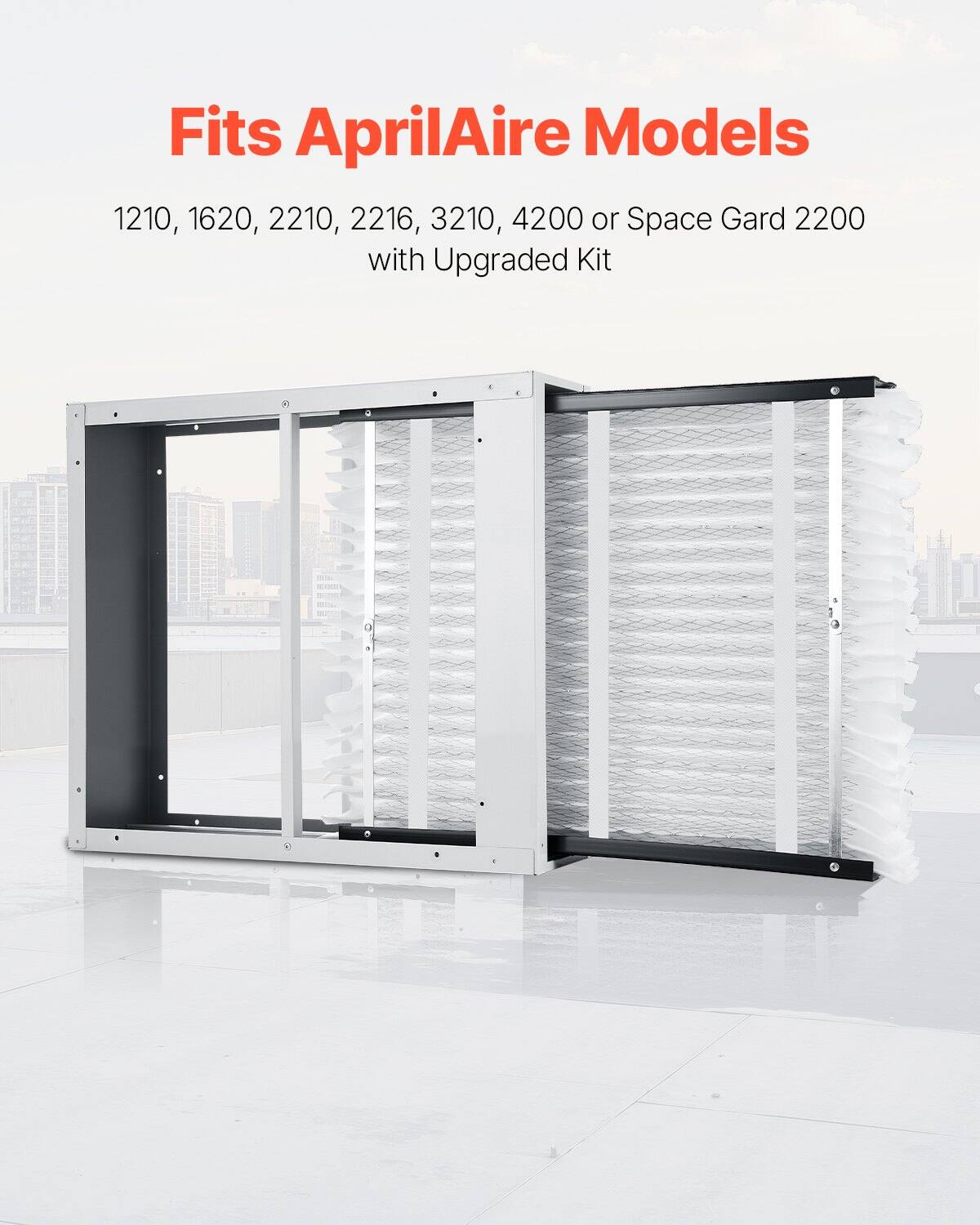 Fits AprilAire Models  
1210, 1620, 2210, 2216, 3210, 4200 or Space Gard 2200 with Upgraded Kit