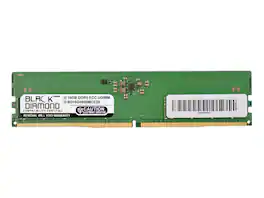 Black Diamond - 16gb (2rx8) ddr5 5600 ecc memory bd16g5600mce28