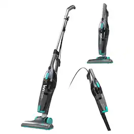ionvac - Zip Vac Vacuum Cleaner, 3-in-1 Lightweight Corded Upright/Handheld Floor and Carpet Cleaner
