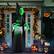 Alt View 12. Costway - 8 FT Giant Halloween Inflatable Ghost Blow up Ghost Decoration with Built-in LED Lights and Mirror Face - Black + Green.