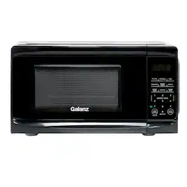 Galanz - 0.7 cu ft 700W Countertop Microwave Oven with One Touch Express Cooking - Black