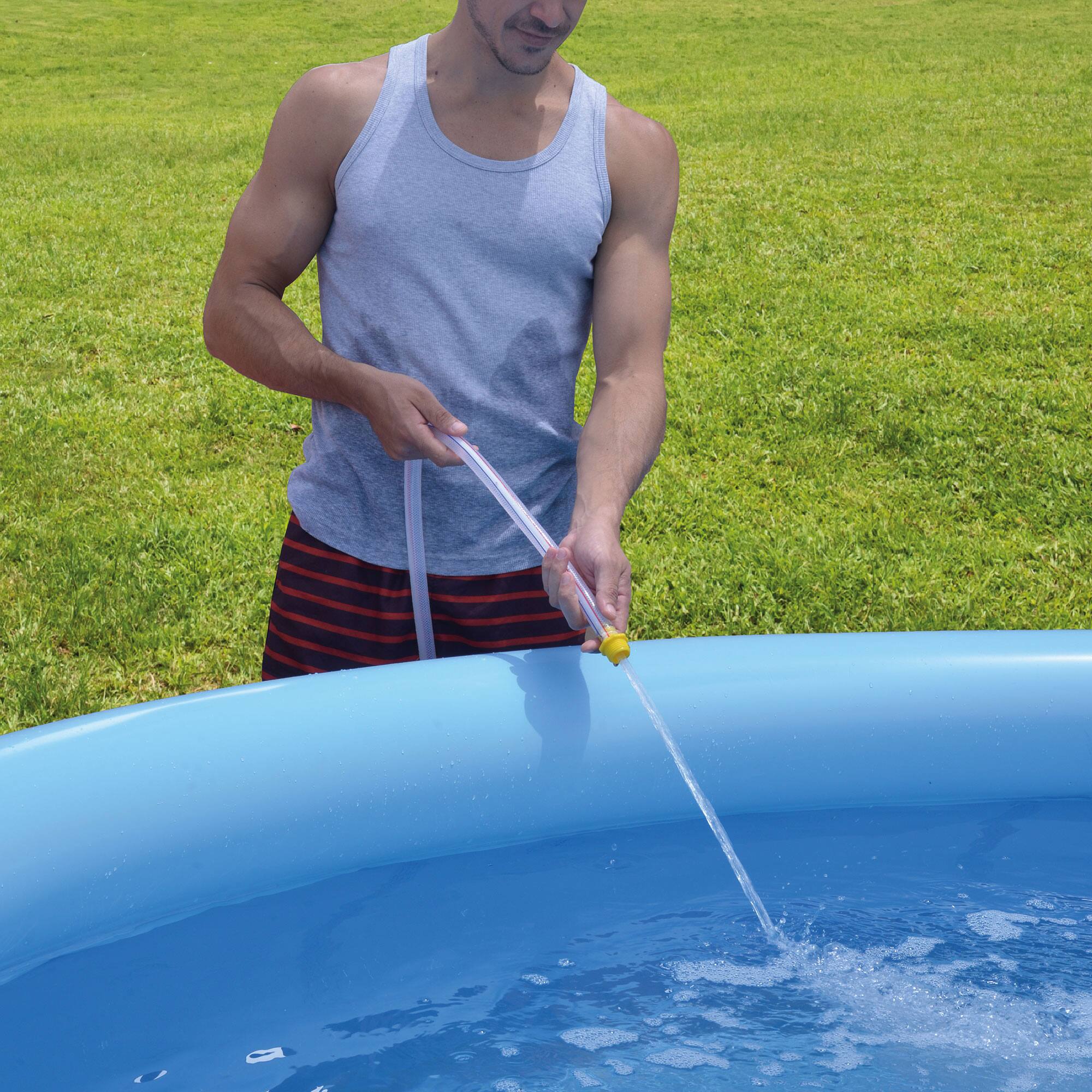 Alt View 10. Jleisure - JLeisure 17808 12 Ft x 30" Prompt Set Inflatable Outdoor Backyard Swimming Pool.