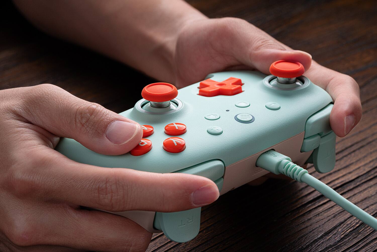 Alt View 20. 8BitDo - Ultimate 2C Wired Controller for Android and Windows with Hall Effect Joysticks - Mint.