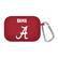 Front. Affinity Bands - Alabama Crimson Tide AirPods Pro Silicone Case Cover - Crimson.