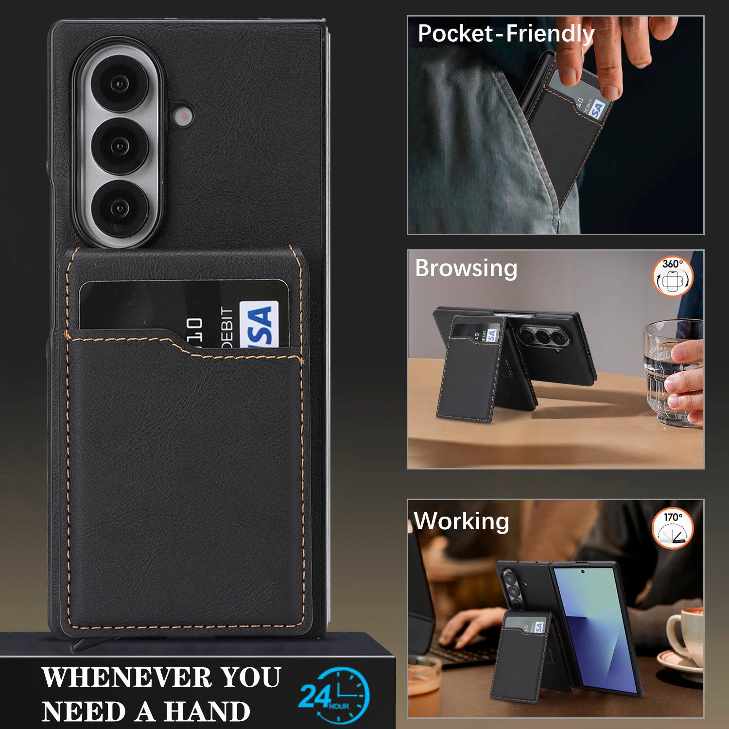 Pocket-Friendly  
9 KAIT SA 10 DEBIT SA  
Browsing T SA 360  
Working 170  
WHENEVER YOU NEED A HAND  
24 HOUR