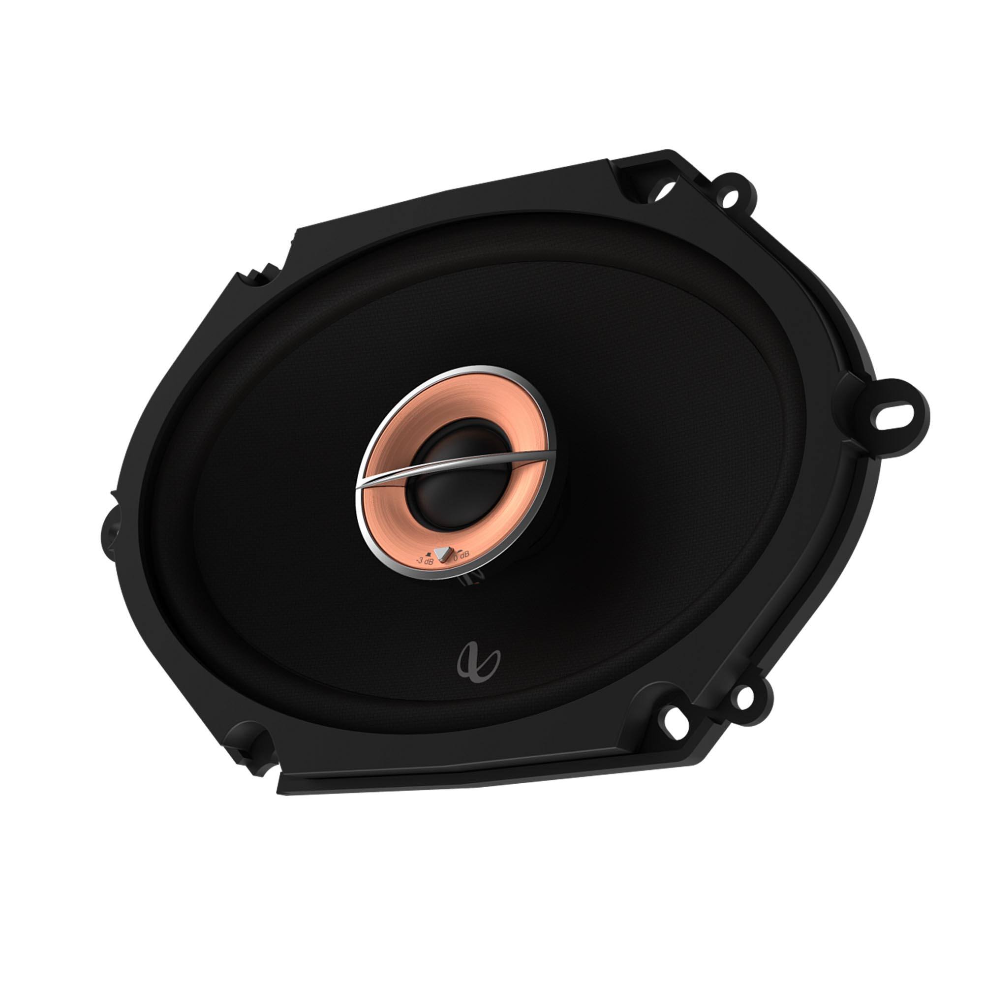 Alt View 10. Infinity Mobile - Infinity 6x8 Inch 2 Way 300 Watt Multi Element Speaker No Grill - Black/Gray.