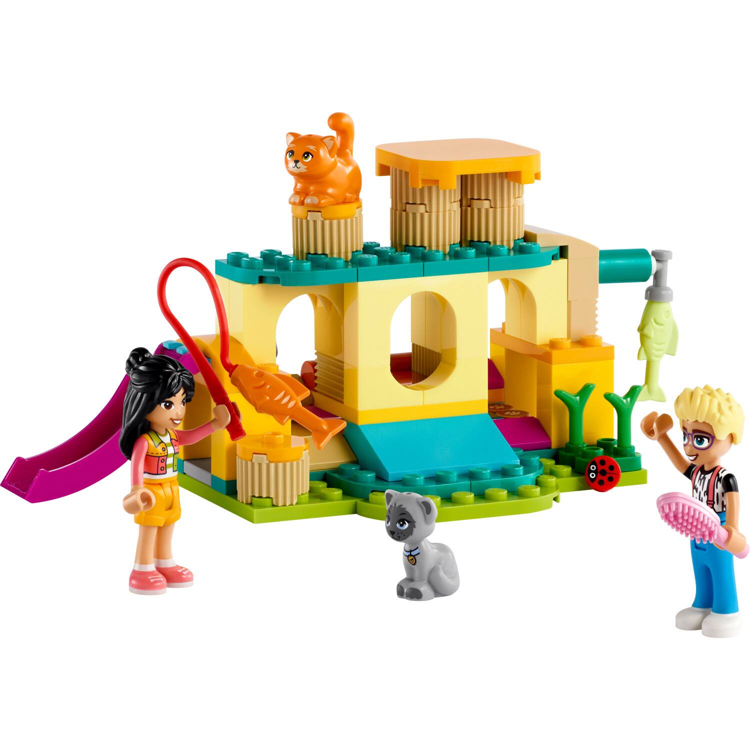 LEGO Friends Cat Playground Adventure Set, Pretend Animal Toy 42612