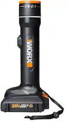 WORX - 20V Power Share Multi-Function LED Flashlight with Battery and Charger - Black - Front_Zoom