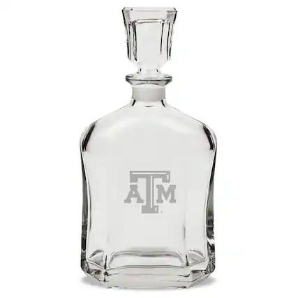 Front. Jardine - Texas A&M Aggies 23.75oz. Crystal Decanter - Multicolor.