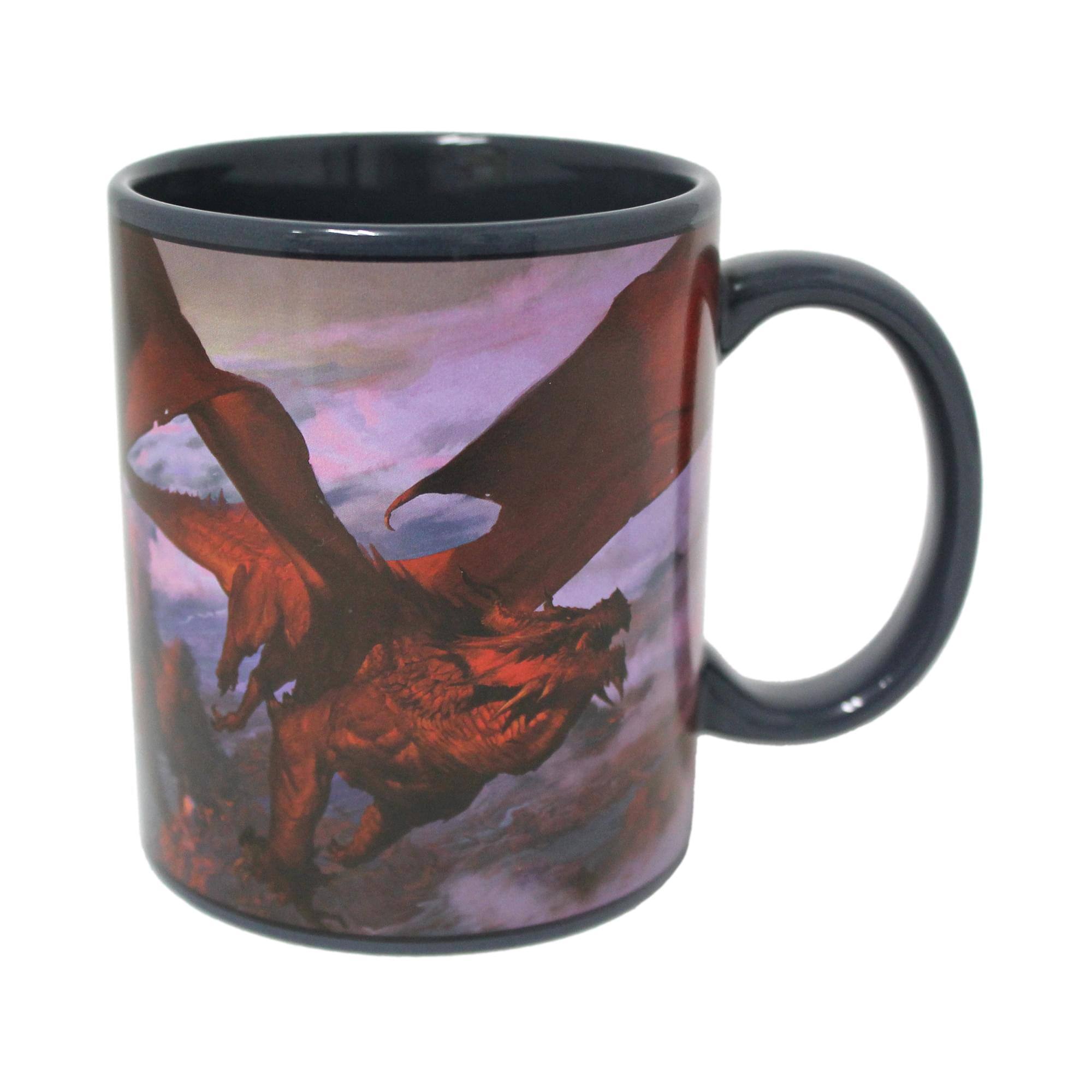Alt View 10. Just Funky - Dungeons and Dragons Red Dragon Mug & Gazer Beholder Pin - Red.