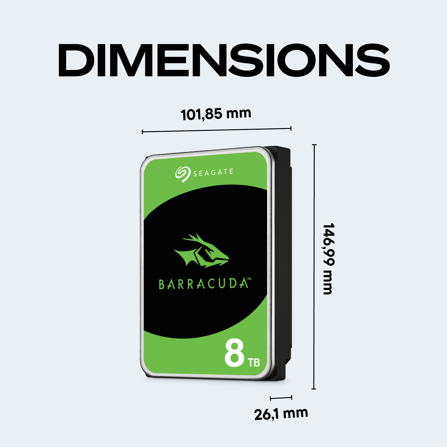 ☆HDD SEAGATE BarraCuda ST8000DM004 [8TB SATA600 5400] Seagate