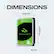 DIMENSIONS
101,85 mm
SEAGATE BARRACUDA
146,99 mm
8 TB
26,1 mm