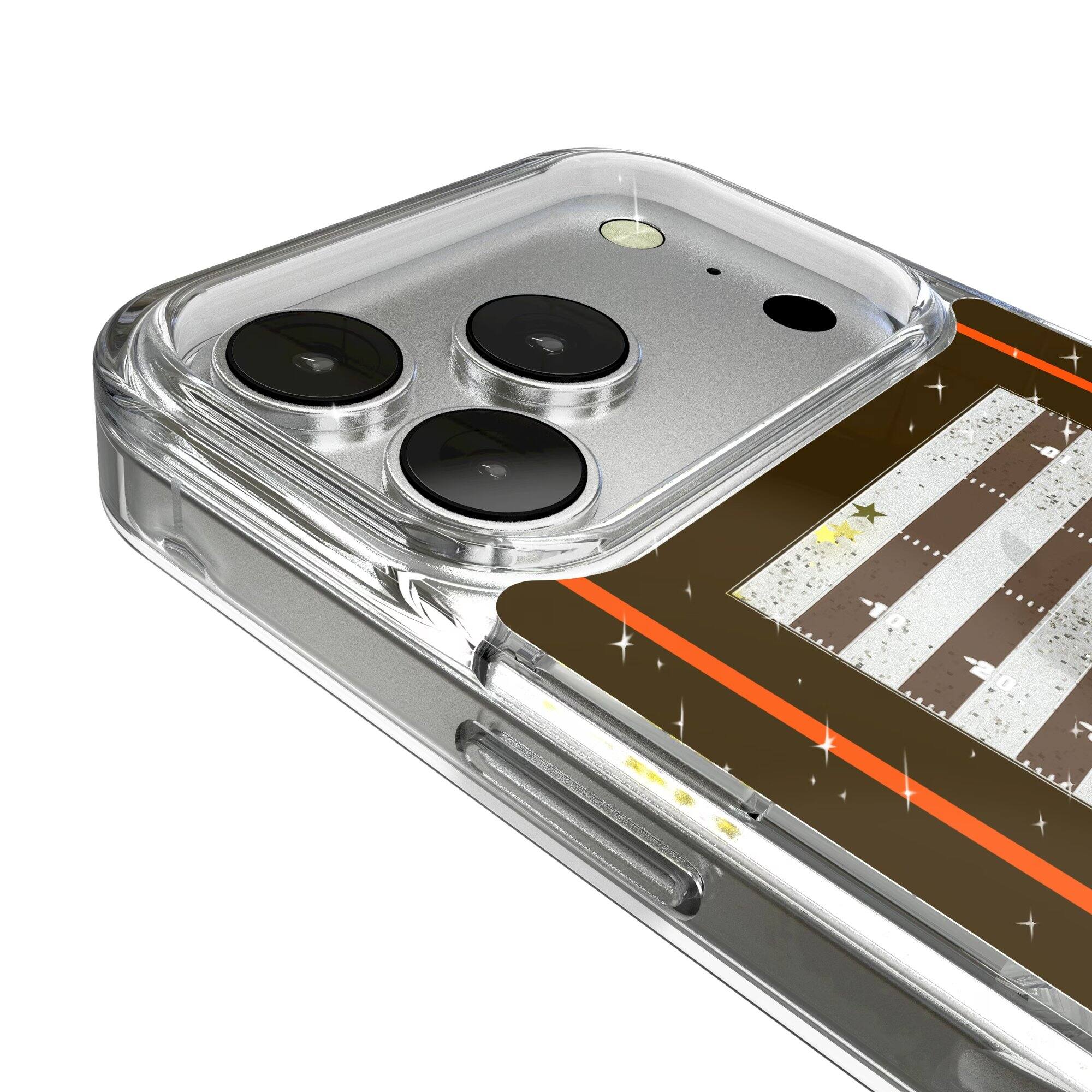 Alt View 2. Keyscaper - Cleveland Browns iPhone Field Design Glitter Case - 16 - Multicolor.