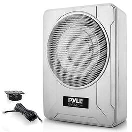 Pyle - PLMRSBA8 8” 600 Watt Low-Profile Active Amplified Marine & Waterproof Subwoofer