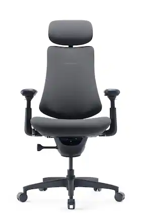 Front. LiberNovo - Omni Gen Dynamic Ergonomic Chair-Standard Seat 45cm - Graphite.